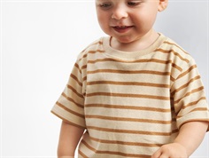 THE NEW Siblings Nat t-shirt indian tan striped  